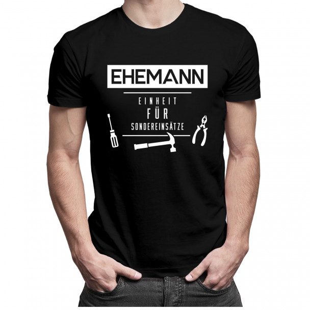 Ehemann – Einheit für Sondereinsätze - Herren t-shirt mit Aufdruck