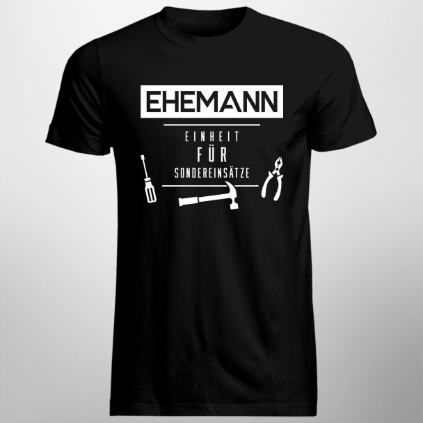 Ehemann – Einheit für Sondereinsätze - Herren t-shirt mit Aufdruck
