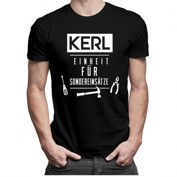 Kerl – Einheit für Sondereinsätze - Herren t-shirt mit Aufdruck