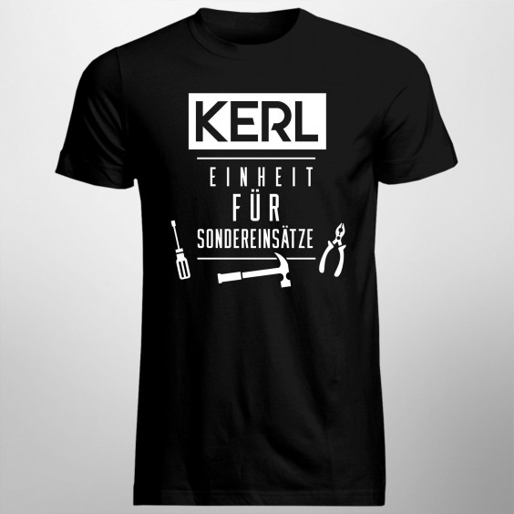 Kerl – Einheit für Sondereinsätze - Herren t-shirt mit Aufdruck