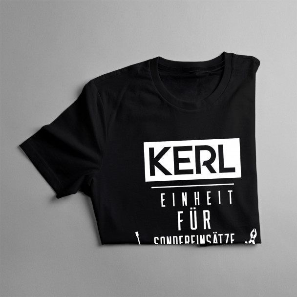 Kerl – Einheit für Sondereinsätze - Herren t-shirt mit Aufdruck