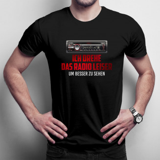 Ich drehe das Radio leiser