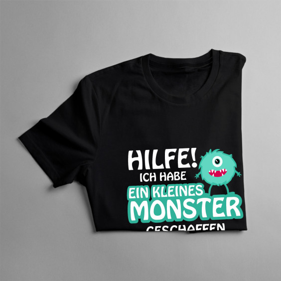 Hilfe! Ich habe ein kleines Monster geschaffen - Herren t-shirt mit Aufdruck