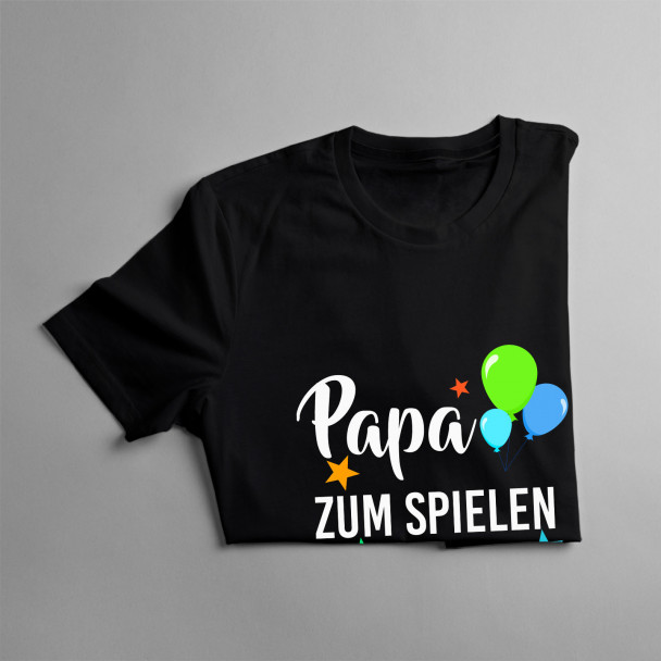 Papa zum Spielen geschaffen - Herren t-shirt mit Aufdruck