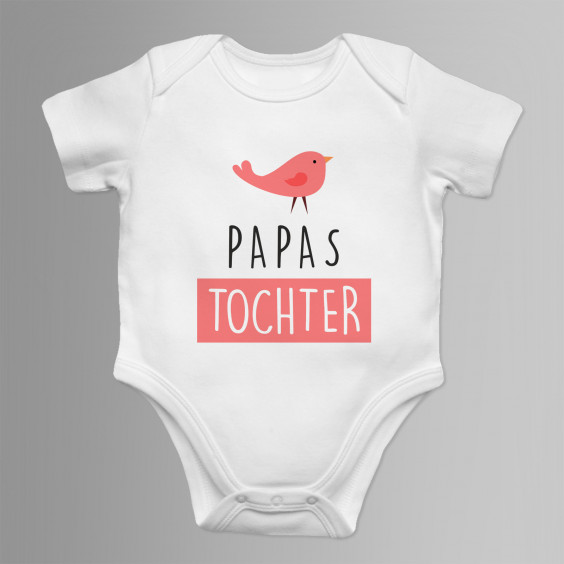 Papas Tochter - Säuglings-Body mit Aufdruck
