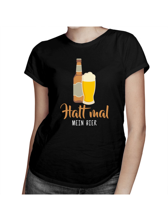 Halt mal mein Bier - Herren und Damen t-shirt mit Aufdruck