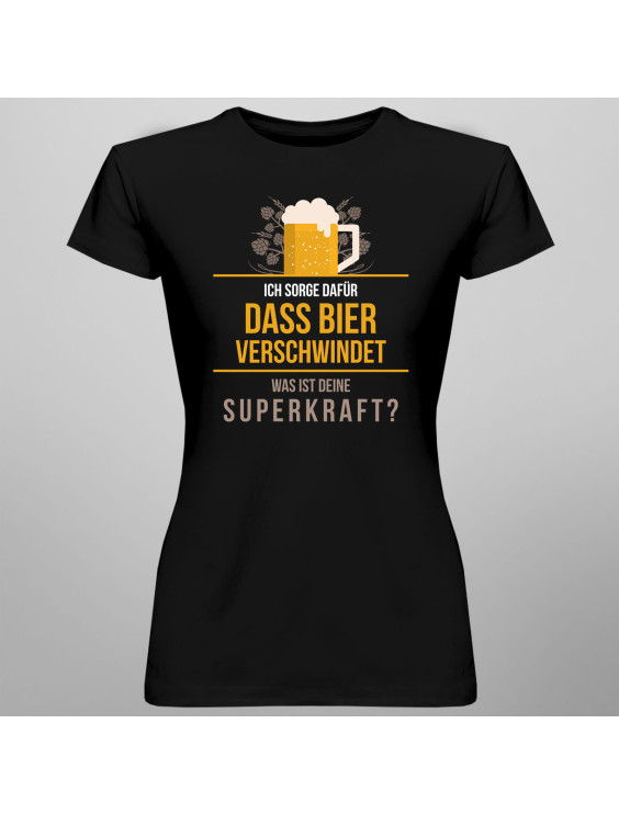  dass Bier verschwindet - Herren und Damen t-shirt mit Aufdruck