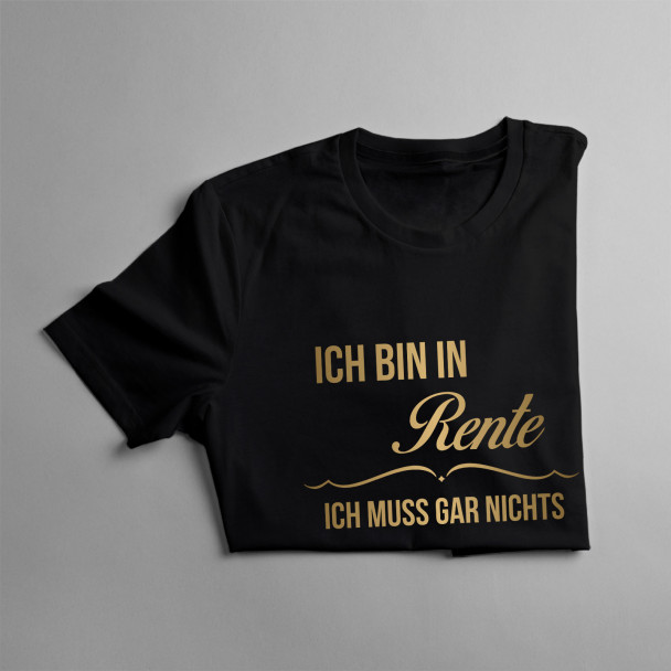 Ich bin in Rente Ich bin in Rente