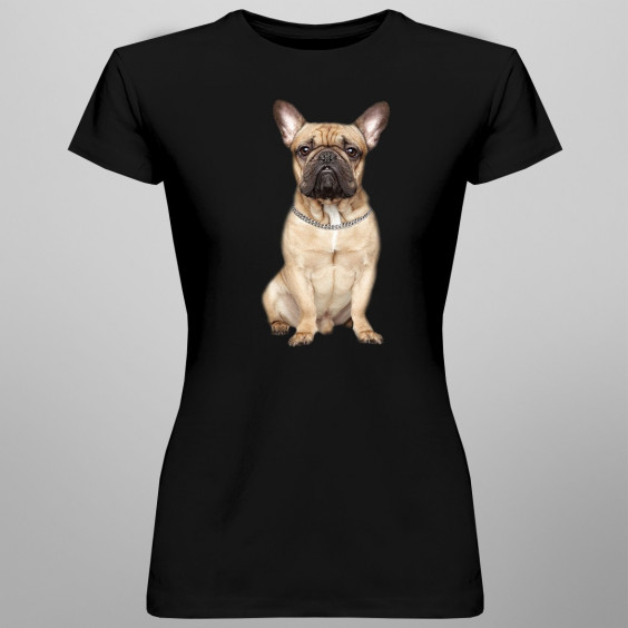 FRANZÖSISCHE BULLDOGGE v.2  -damen t-shirt mit Aufdruck