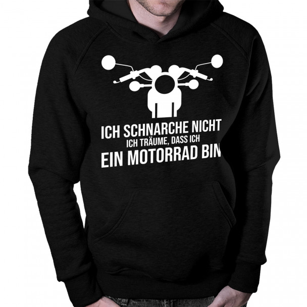 dass ich ein Motorrad bin - Herren-Sweatshirt mit Aufdruck dass ich ein Motorrad bin - Herren-Sweatshirt mit Aufdruck