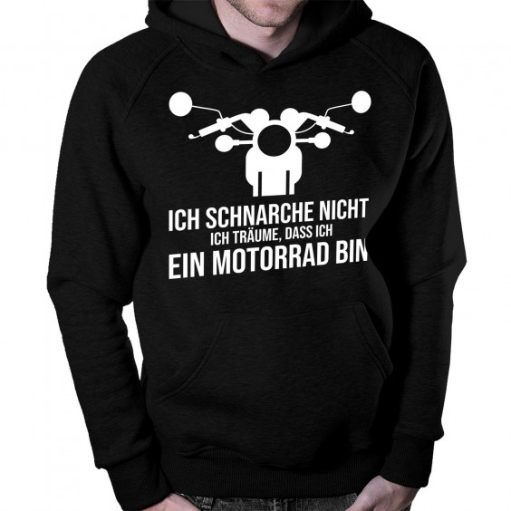  dass ich ein Motorrad bin - Herren-Sweatshirt mit Aufdruck