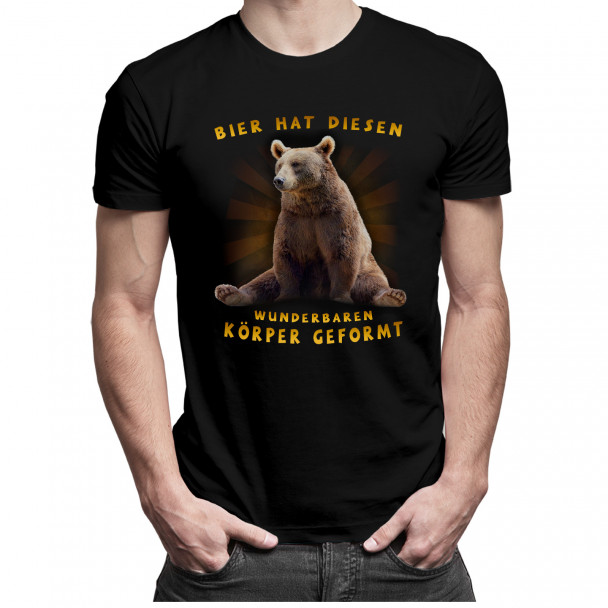 Bier hat diesen Körper geformt T-Shirt – lustiges Bier-Shirt
