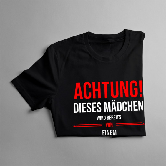 Achtung! Dieses Mädchen wird bereits - Feuerwehrmann